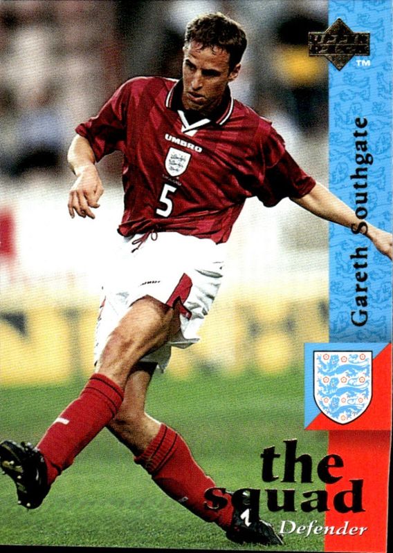 1997-98 Upper Deck England the squad Gareth Southgate #15