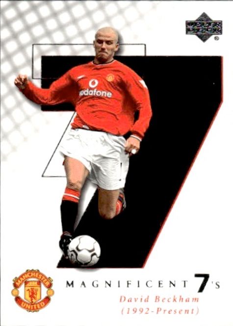 Hovedbilde David Beckham 2001 Upper Deck Manchester United ...