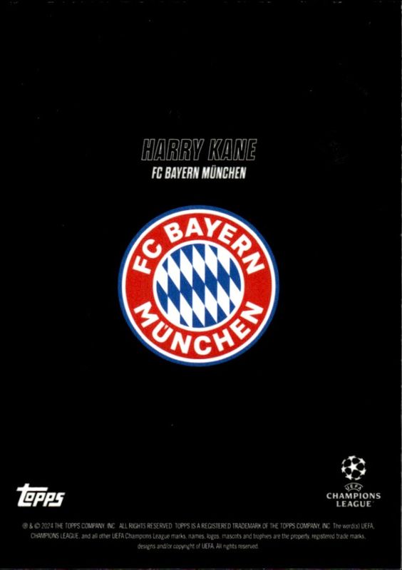 HARRY KANE #68/99 AUTO TOPPS SHOWTIME FC BAYERN MUNCHEN 2024