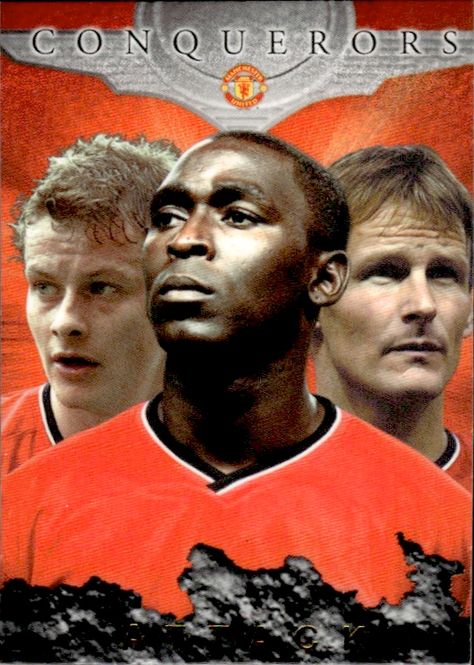 Main Image 2001 3 CARD SETT CQ1-3 Futera Manchester United ...