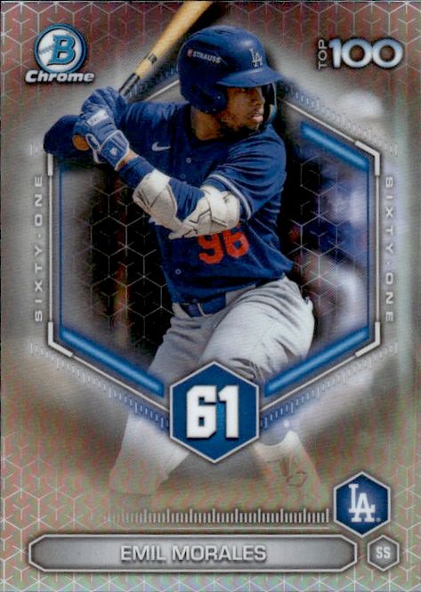 Hovedbilde 2026 Bowman Emil Morales #BTP-61 Scouts Top 100 ...
