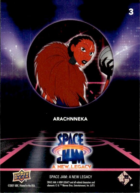 2021 Upper Deck Space Jam A New Legacy Blue Arachnneka #3 