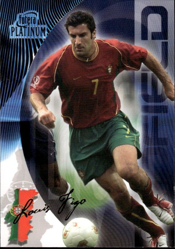2003 Futera Platinum Luis Figo #32