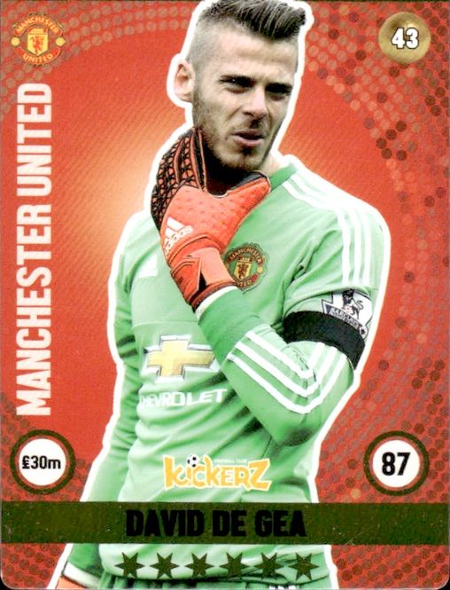 Hovedbilde 2016 Kickerz Gold-Star David de Gea #43 