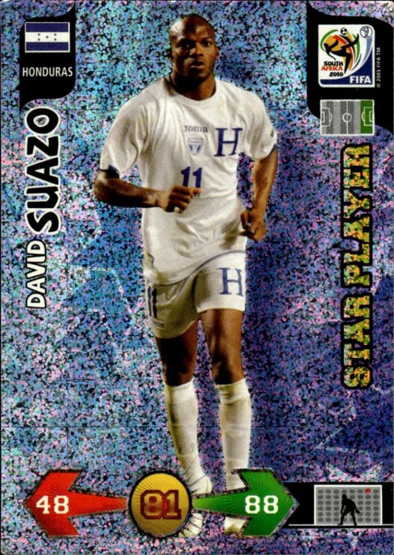 2010 Adrenalyn XL FIFA World Cup South Africa Star Players David Suazo