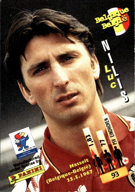 Hovedbilde Luc Nilis Belgium Panini France 98 Card No. 94 ...