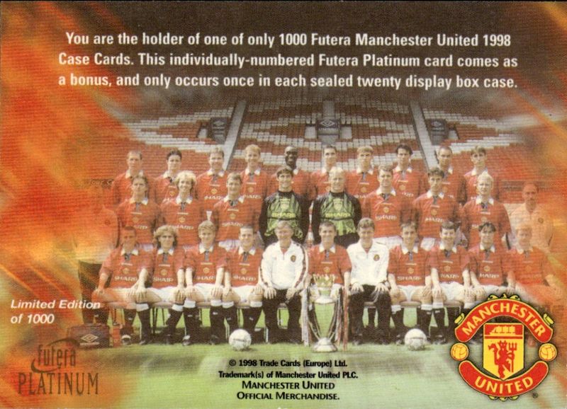 CASE CARD 1998 ONLY 1000 MADE