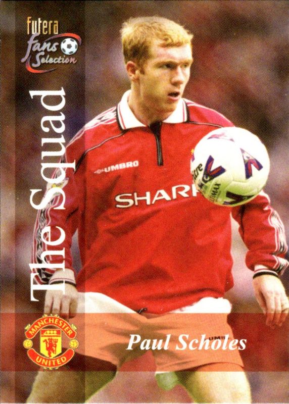 2000 Futera Fans Selection Manchester United The Squad Paul Scholes #124