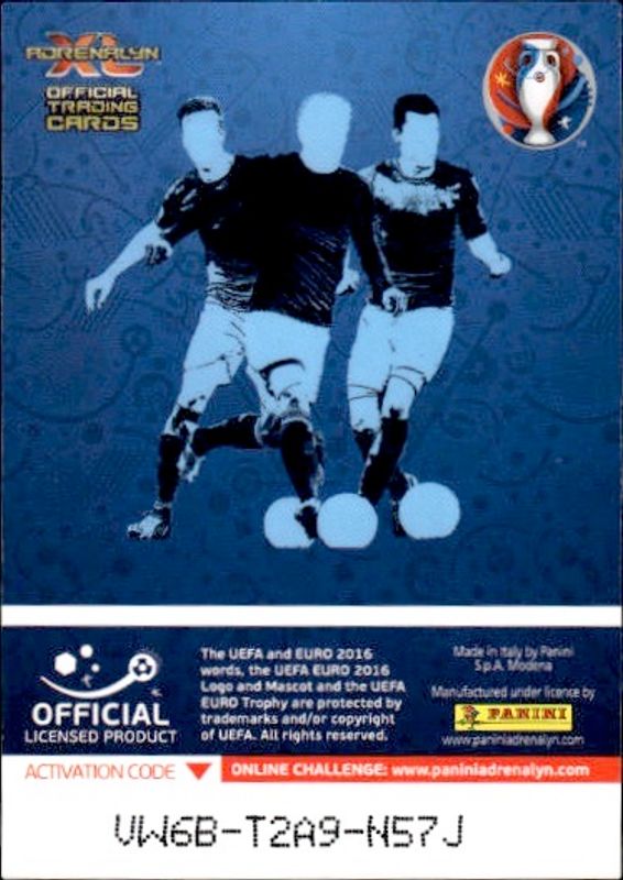 PANINI ADRENALYN XL 2016 EURO TEAM BADGE UKRAINE