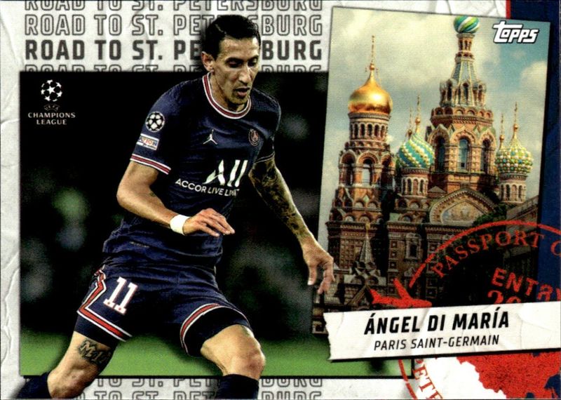 2022 Topps Angel Di Maria Paris Saint-Germain