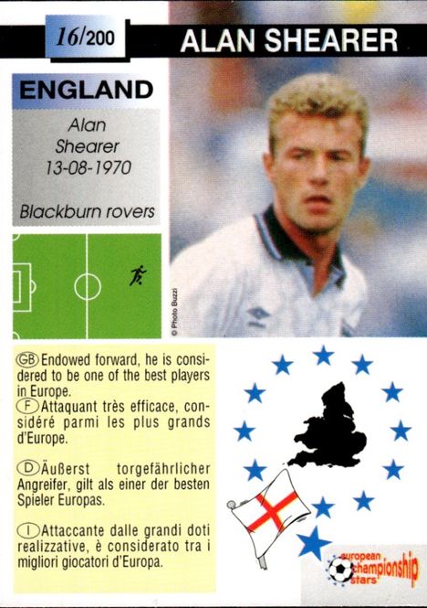Hovedbilde 1996 Plascot European Championship Stars Alan ...