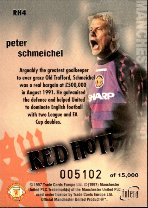Main Image Peter Schmeichel Red Hot 97 SILVER RH4 ...