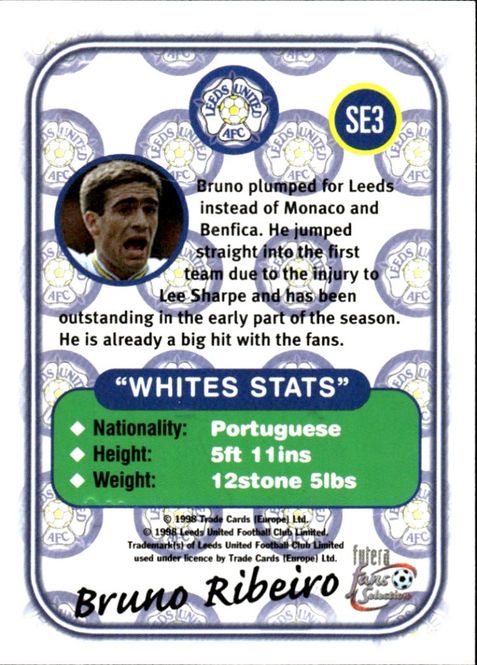 Hovedbilde 1998 Futera Fans Selection Leeds United Special ...