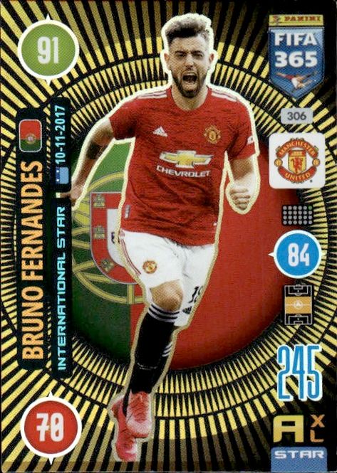 Hovedbilde 2020 Panini FIFA 365 2021 306 BRUNO FERNANDES ...