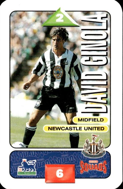Hovedbilde Subbuteo Squads 1995-1996 David Ginola (Newcastle ...