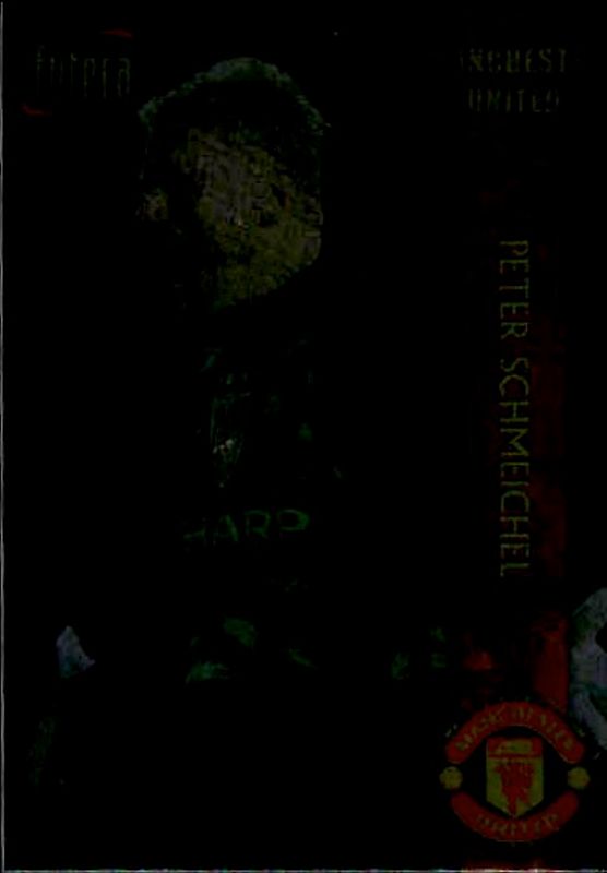 1998 Futera Manchester United Chrome Foil Peter Schmeichel #5 players edition /500