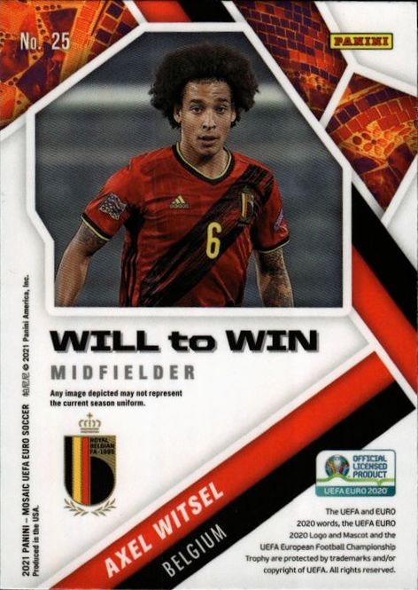 Main Image 2021 Panini Mosaic UEFA Euro 2020 Will to Win ...