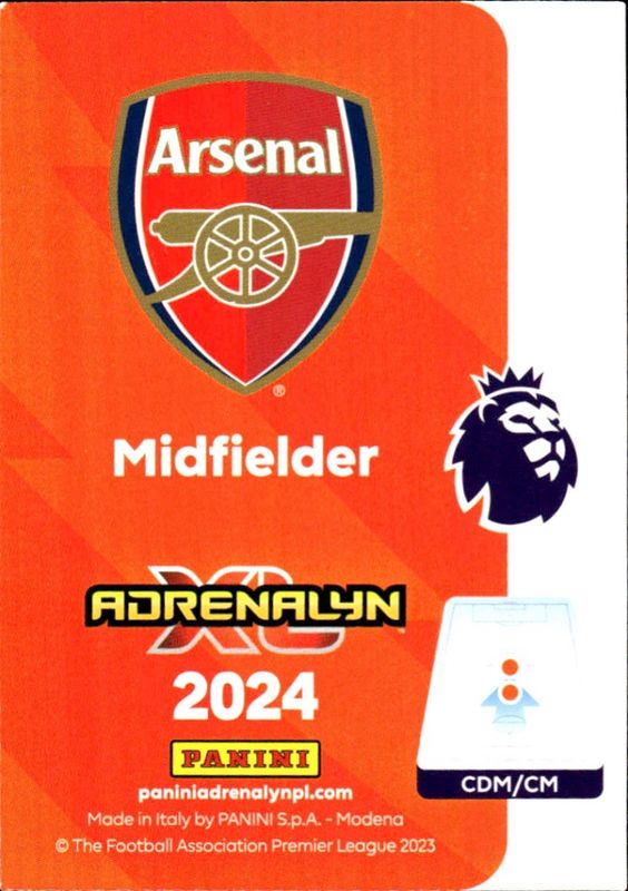 Declan Rice 2024 Adrenalyn XL Panini Premier League CARD Limited Edition