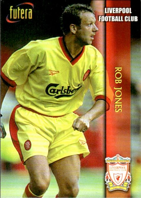 Main Image 1998 Futera Liverpool Rob Jones #13 EMBOSSED