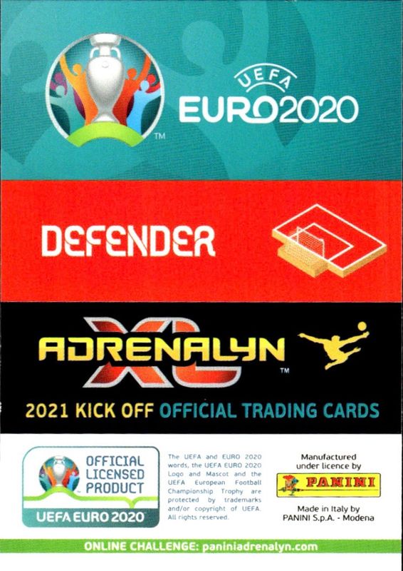 2021 Adrenalyn XL UEFA Euro 2020 - Kick Off Fans' Favourite Mikael Lustig