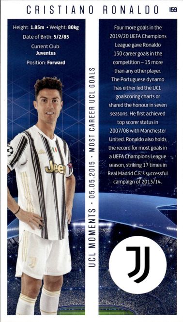 Hovedbilde 2020-21 Topps Best of the Best Cristiano Ronaldo ...