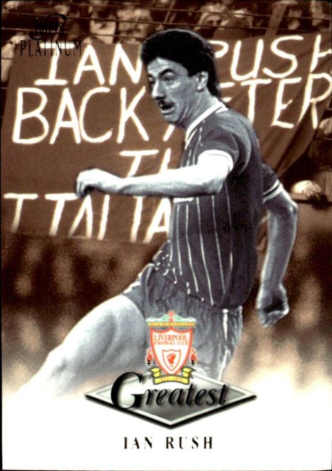Hovedbilde 1999 Futera Platinum Liverpool Greatest Ian Rush  ...