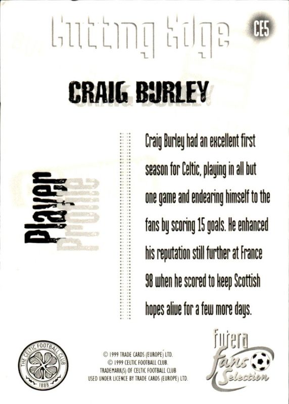 1999 CELTIC FUTERA FANS SELECTION SET OF- 9 PLAYERS EDITION CHROME FOIL CE1- CE9 
