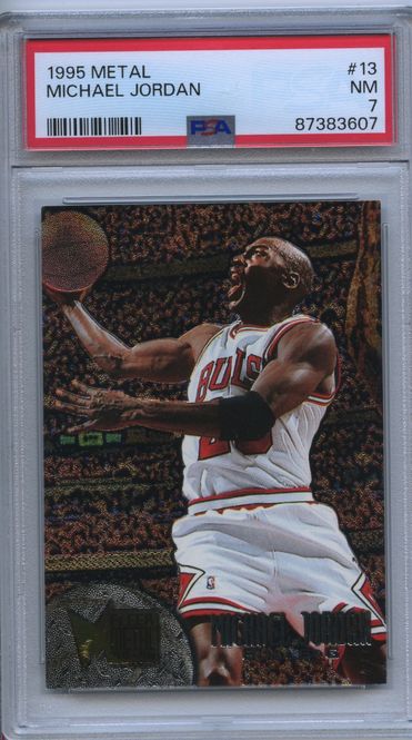 Hovedbilde 1995-96 Fleer Metal Michael Jordan Silver ...