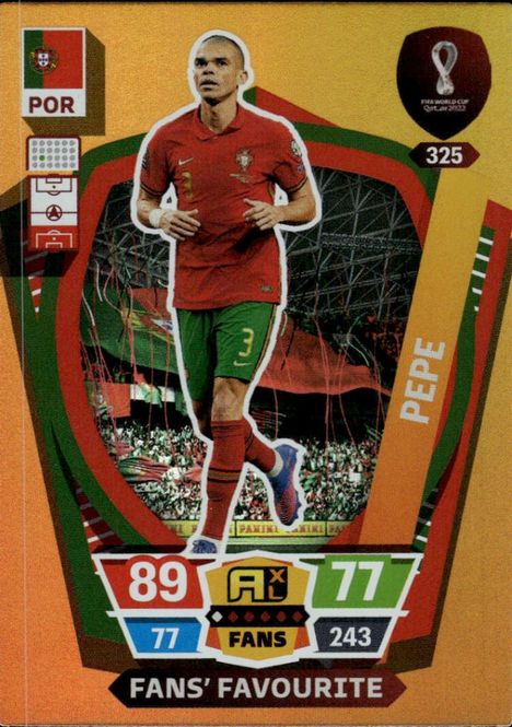 Hovedbilde Pepe #325 Portugal 2022 Panini Adrenalyn XL World ...