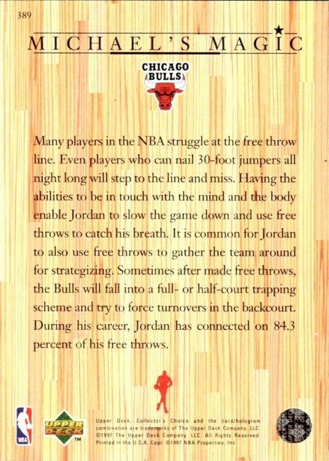 Main Image 1997 Upper Deck Collector's Choice Michael's ...