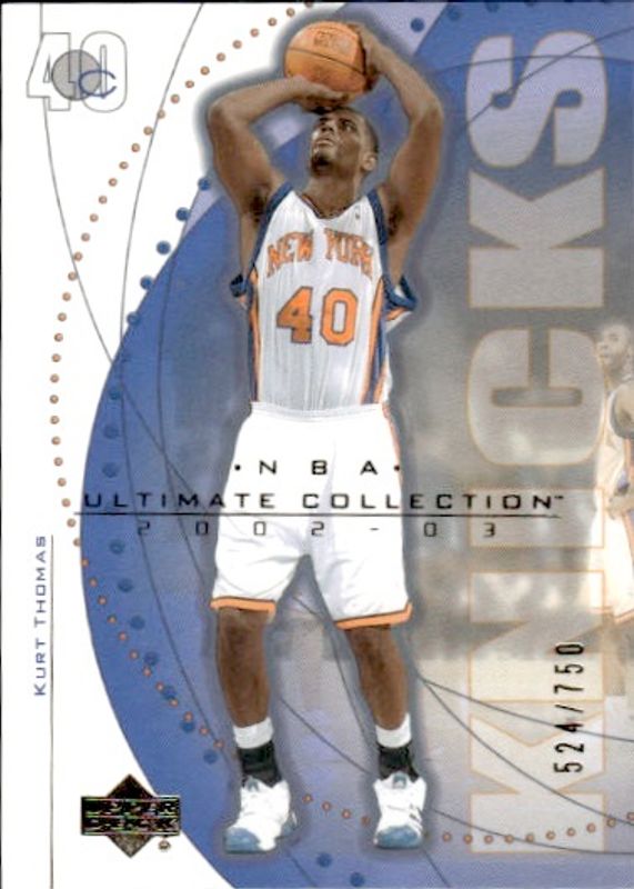 2002-03 Ultimate Collection #45 Kurt Thomas #524/750