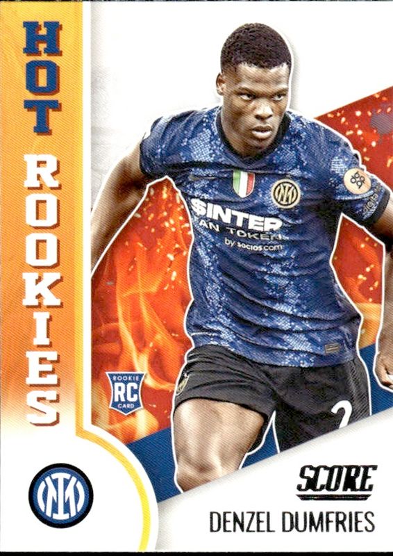 Denzel Dumfries 2021-22 Score FIFA #11 Inter Milan HOT ROOKIES 
