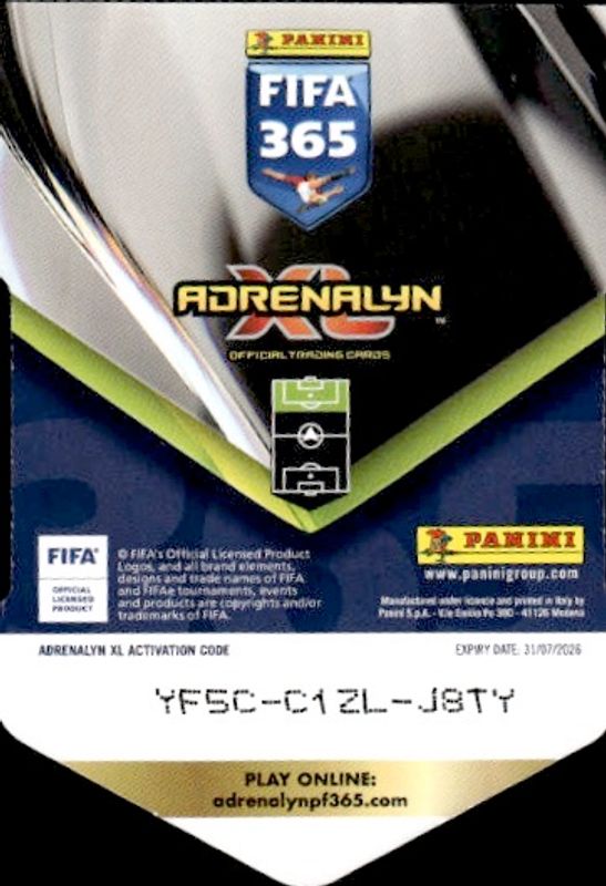 Adrenalyn XL FIFA 365 2026 ELITE CUT JEWEL JWL17 Erling Haaland Norway Man City
