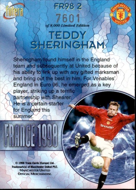 Main Image Teddy Sheringham France 98 FR2 #7601
