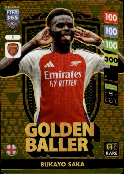 Hovedbilde 2025 Panini FIFA 365 Adrenalyn XL New N 1 Bukayo ...