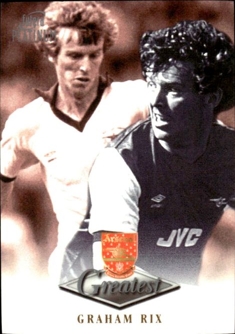 Hovedbilde 1999 Futera Platinum Arsenal Greatest Graham Rix  ...