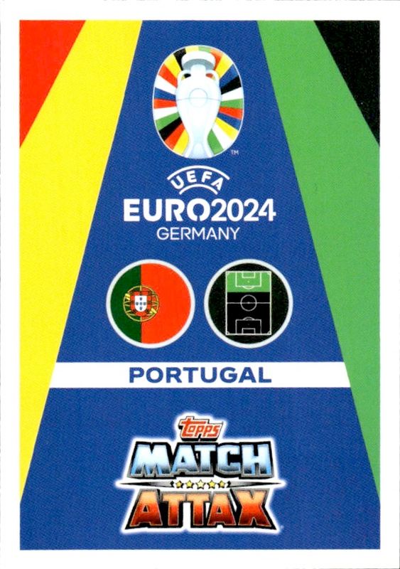 Topps Match Attax UEFA EURO 2024 Germany # POR 17 CRISTIANO RONALDO (Captain)-