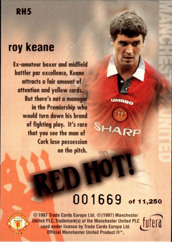 Roy Keane Red Hot 97 Bronze RH5 #1669/11250