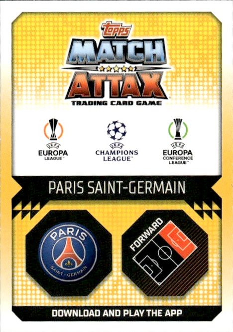 Main Image TOPPS MATCH ATTAX CL 2022 /23 - lionel Messi ...