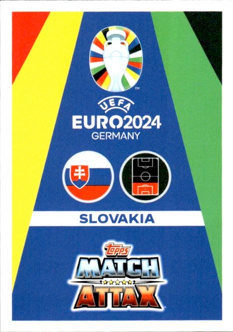 Hovedbilde Topps Euro 2024 Match Attax Rainbow Foil Card ...