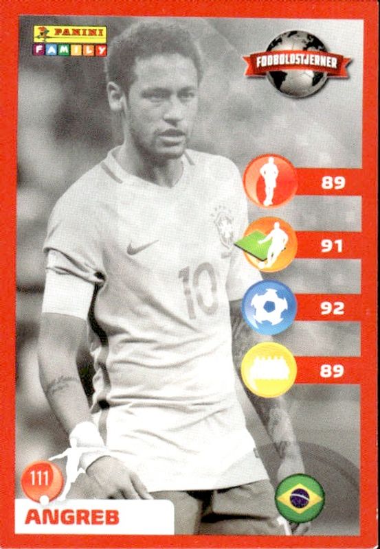 Panini Family Fodboldstjerner Denmark 2018 Edition - Neymar Jr.-