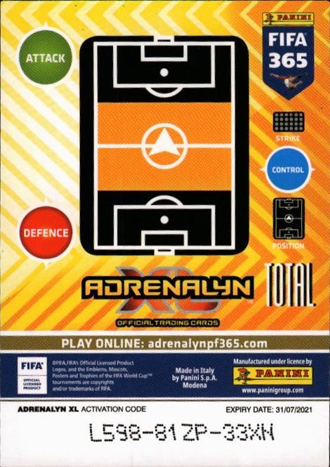 Main Image Panini Adrenalyn FIFA 365 2021 No. 287 Angel Di ...