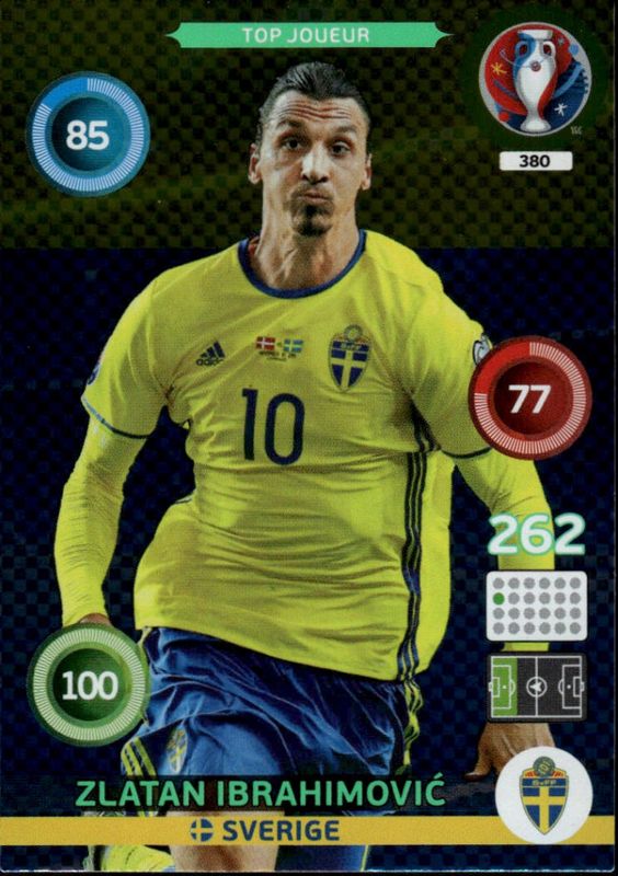 ZLATAN LIMITED EDITION PANINI 2016 XL ADRENALYN #262
