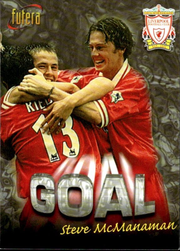 1998 Futera Liverpool Goal Steve McManaman #31