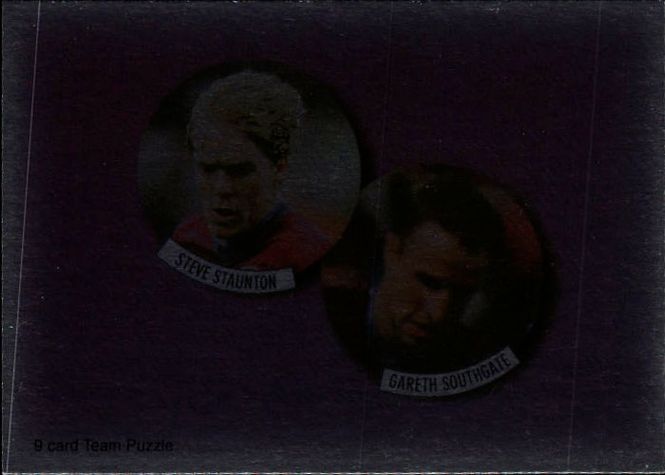 Hovedbilde FUTERA 1998 ASTON VILLA 9 CARD TEAM PUZZLE L/R ...