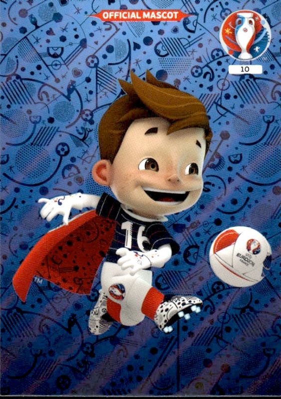 2016 Panini Adrenalyn XL UEFA Euro 2016 Official Mascot #10