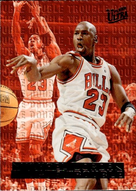 Main Image 1995-96 Fleer Ultra Michael Jordan Double Trouble ...