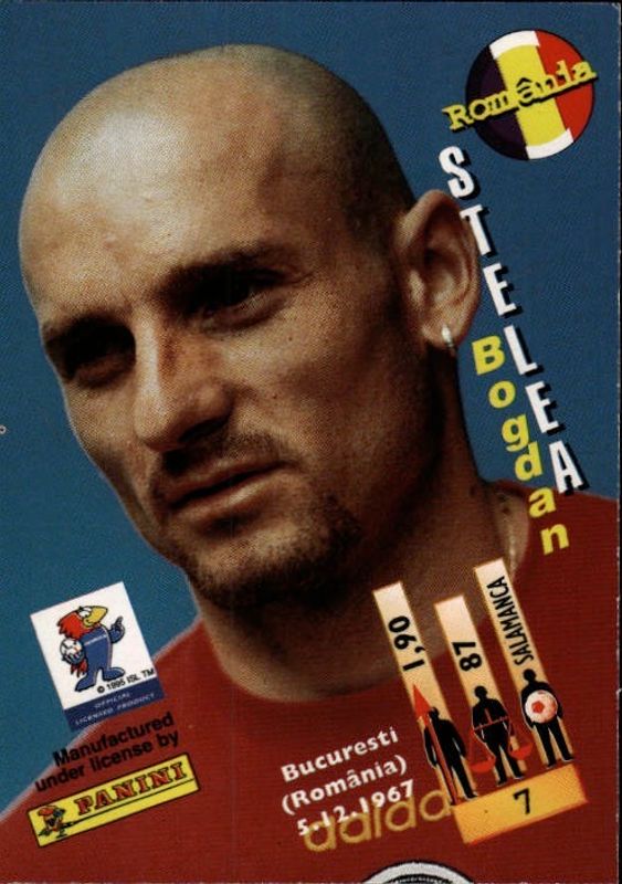1998 Panini France World Cup #7 Bogdan Stelea
