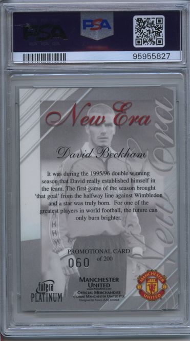Main Image 2000-01 FUTERA PLATINUM DAVID BECKHAM PROMOTIONAL ...