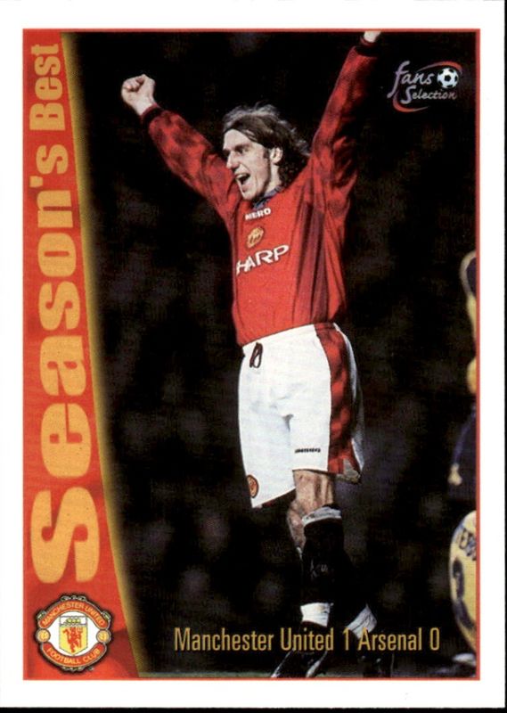 1997 Futera Fans Selection Manchester United Season's Best #45 